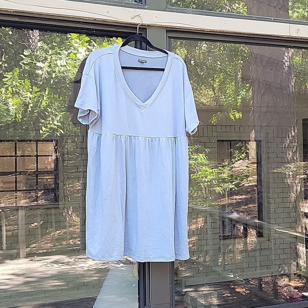 Terrycloth mini dress